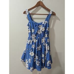 Snidel Blue Floral Mini Dress